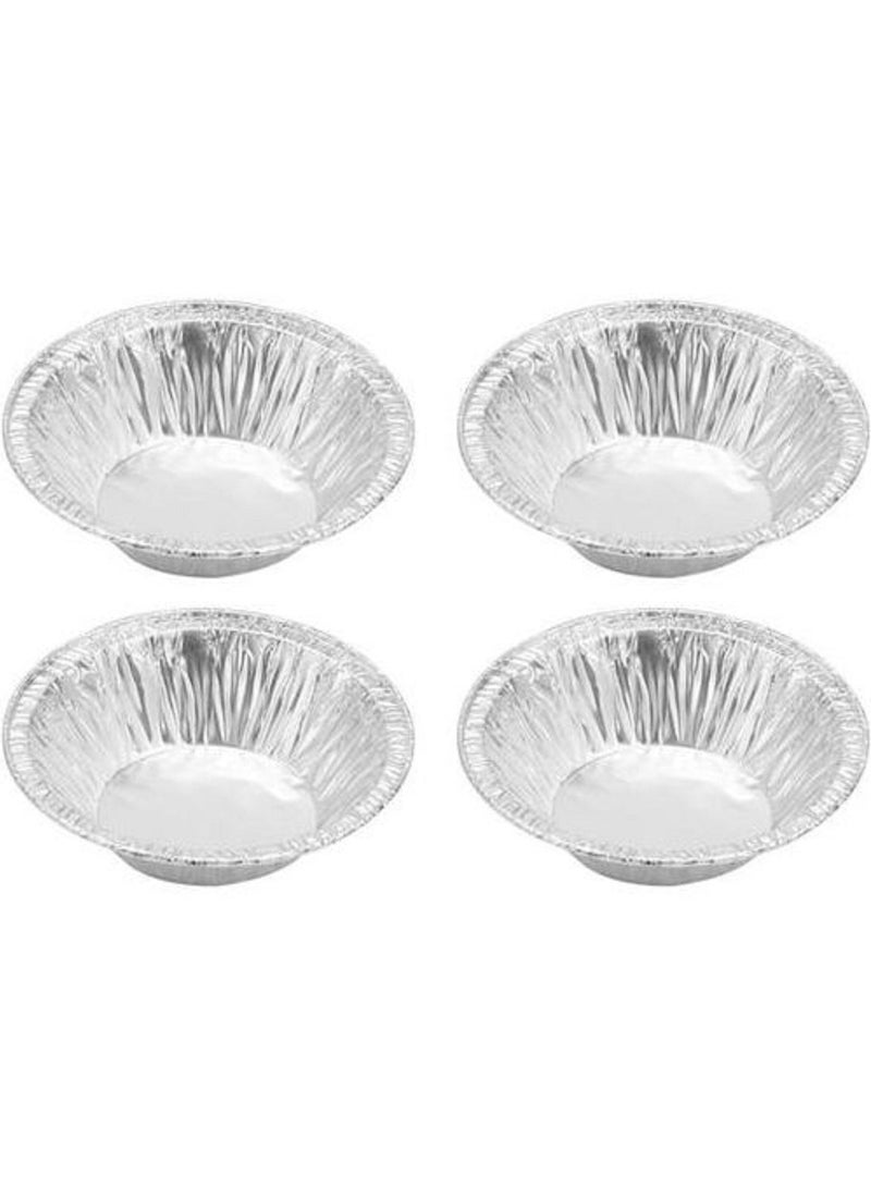 25Pcs Silver Color Round Shaped Egg Tart Mold Household Baking and Pastry Tools ,Cupcake Mold  - Image 3