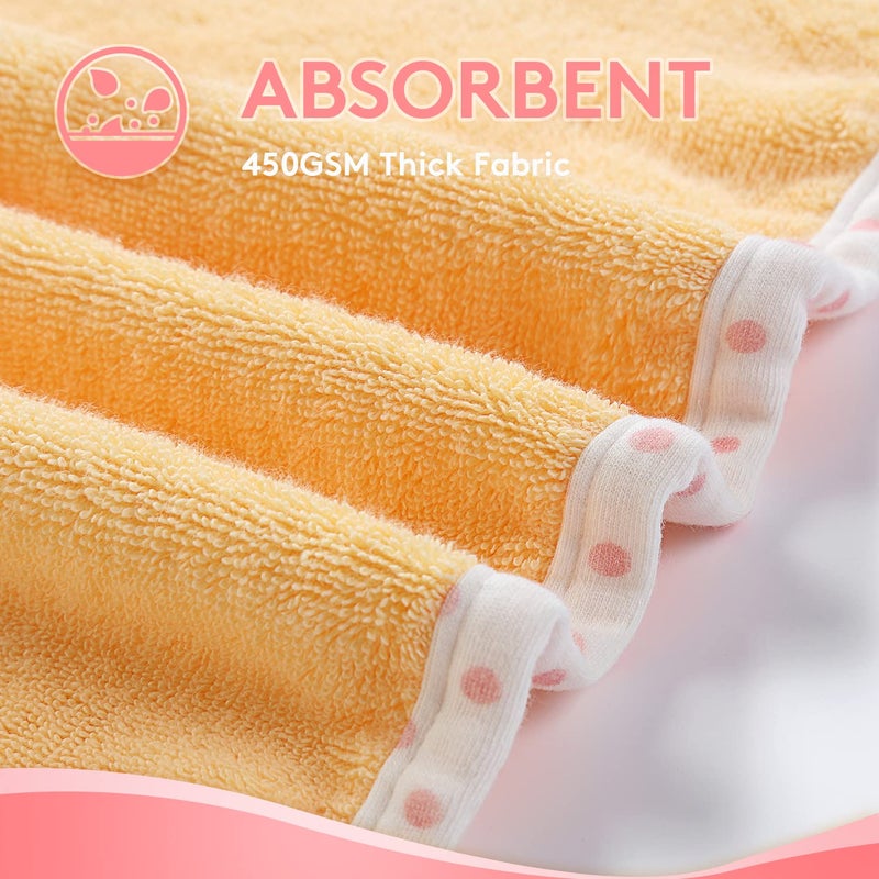 TBEZY Baby Hooded Towel with Unique Animal Design Ultra Soft Thick Cotton Bath Towel for Newborn (Fawn) - Image 5