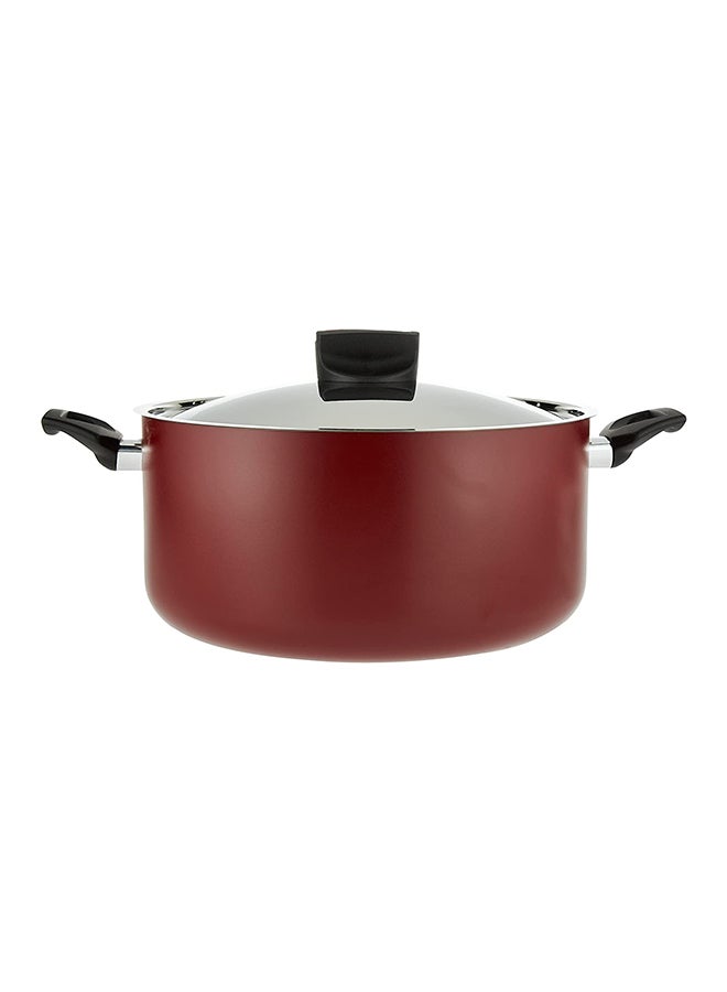 Prestige Safecook Non-Stick Covered Stockpot Red 30cm - Image 3