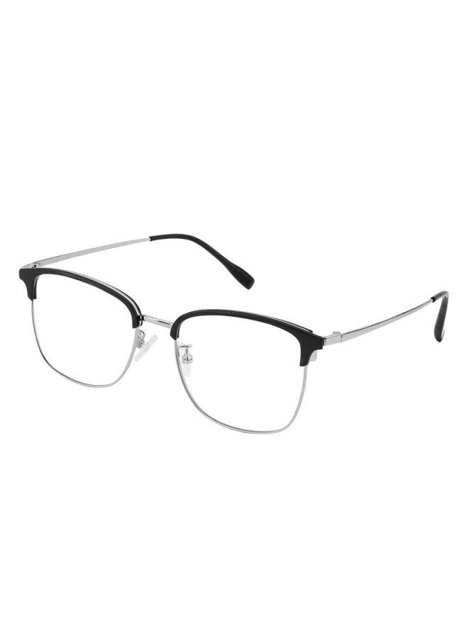 Gameking Blue Light Blocking Gl Uni Radiation Protection Non-prescription Frame For Phone And Computer Ls017 Black Silver