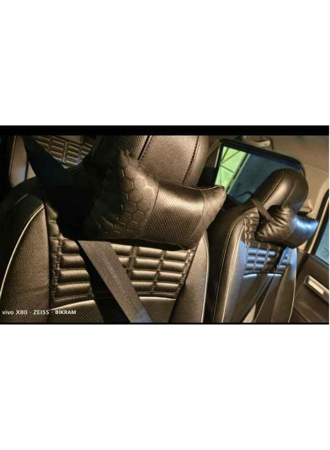 Adroitz Neck Cushion (Black, Pack Of 2) - Image 2