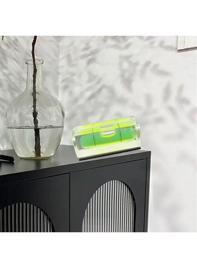 4pcs Acrylic Square Level Bubble 10x29mm Horizontal Measurement Tool - Image 5