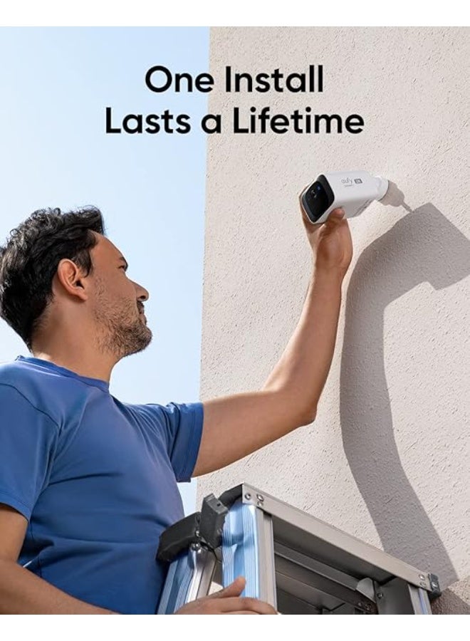 كاميرات مراقبة خارجية لاسلكية - باقة 4 قطع - تعمل بالطاقة الشمسية بدقة 2K لحماية يومية مستمرة - Image 2