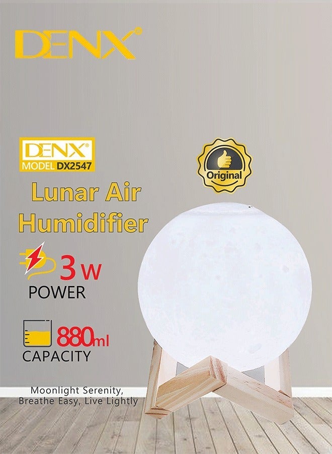 Denx 3D moon air humidifier, aromatherapy machine - Image 4