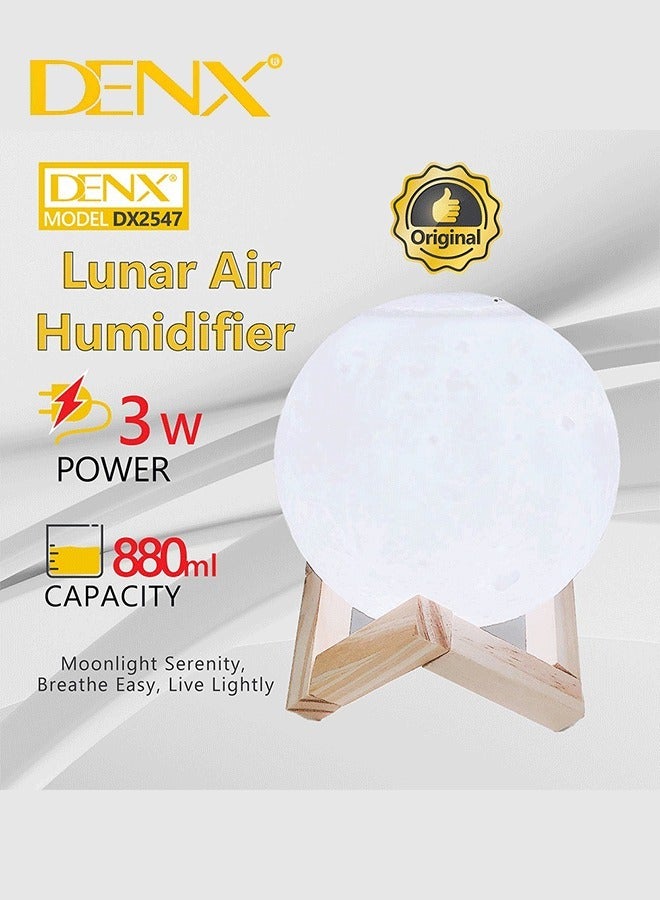 Denx 3D moon air humidifier, aromatherapy machine - Image 3