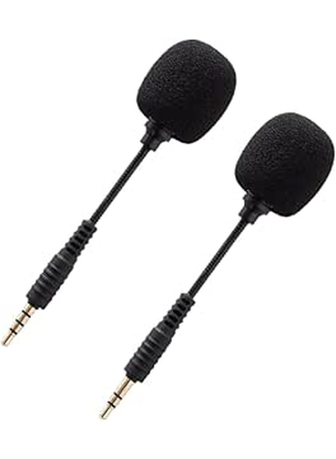 Bendable Mini Condenser Microphone Set Noise Reduction Portable Mic For Phone Tablet Laptop - Image 1