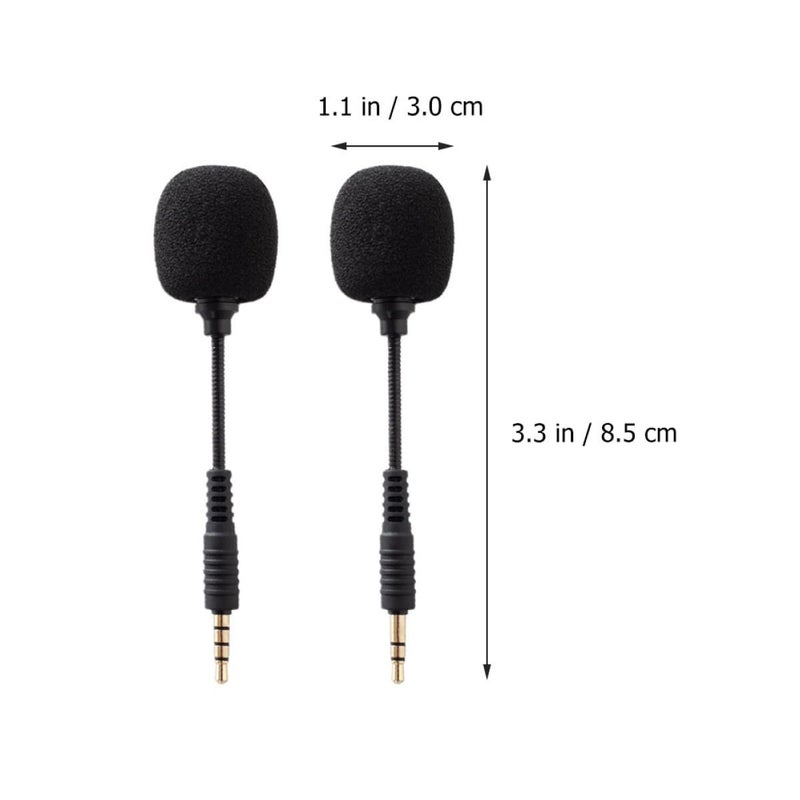 Bendable Mini Condenser Microphone Set Noise Reduction Portable Mic For Phone Tablet Laptop - Image 3