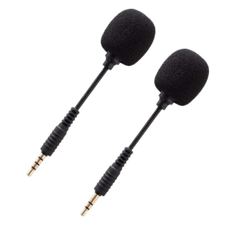 Bendable Mini Condenser Microphone Set Noise Reduction Portable Mic For Phone Tablet Laptop - Image 2