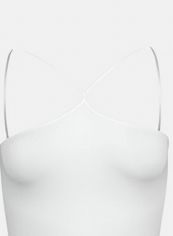 Silvy Lycra Donna Solid Tank Top For Women - Image 3