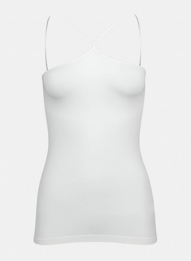 Silvy Lycra Donna Solid Tank Top For Women - Image 1