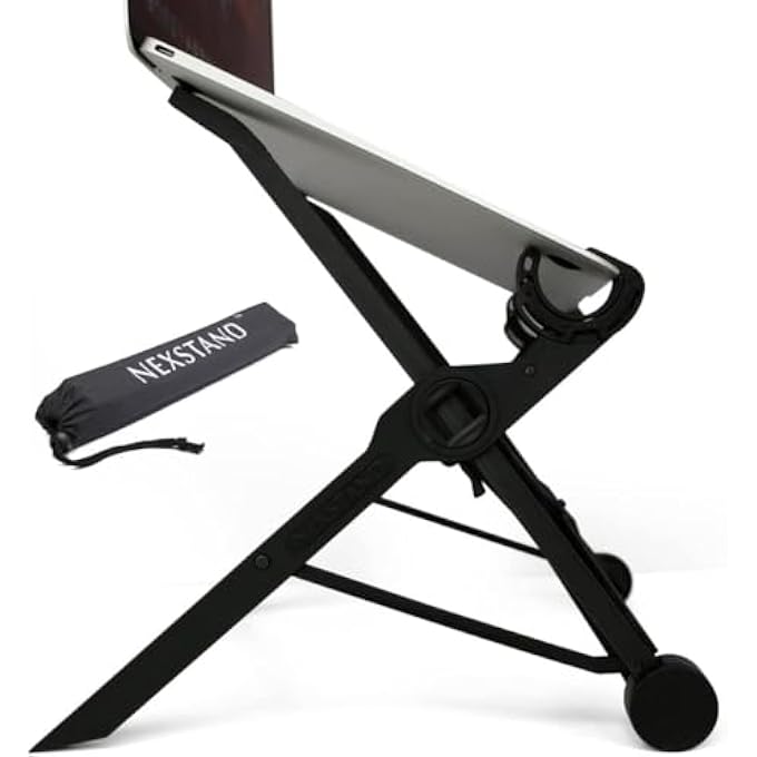 NEXSTAND K2 LAPTOP STAND FOR DESK, 8-LEVELS ADJUSTABLE HEIGHT ERGONOMIC LAPTOP RISER, VENTILATED COMPUTER STAND HOLDER COMPATIBLE WITH MACBOOK AIR PRO, DELL, 10-17Â€ LAPTOPS - Image 1