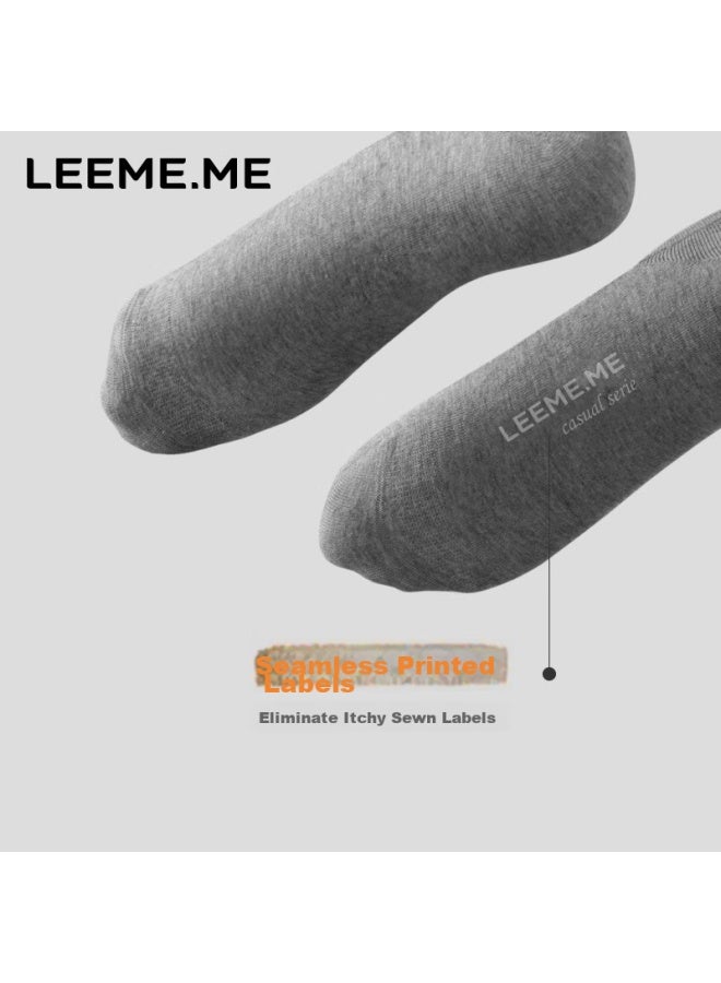 Leeme.me Limi Women's Socks, Autumn And Winter Breathable Invisible Socks, Non-slip Boat Socks, Anti-slip Socks, 4 Pairs - Image 4