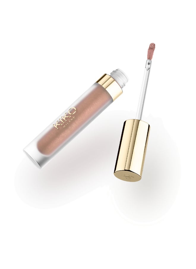 KIKO MILANO Holiday Wonderlights Sparkly Matte Liquid Lipstick Pecan Pie  - Image 3
