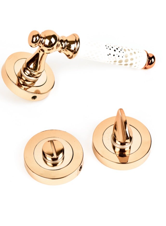 Siag Yakut Rosetta Bathroom Door Handle - Image 1