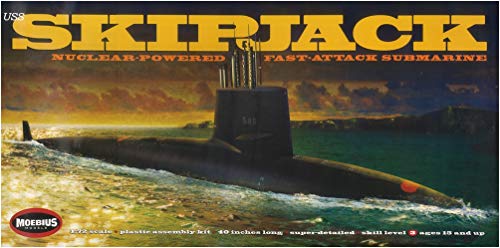 Moebius Models USS Skipjack Submarine 172 Moebius Over 40 inches Long - Image 1