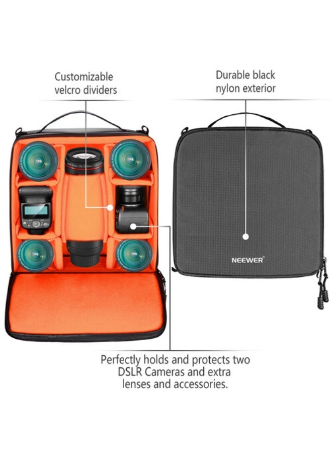 Neewer Soft Padded Camera Equipment Storage Carrying Case (Black) black - Image 3