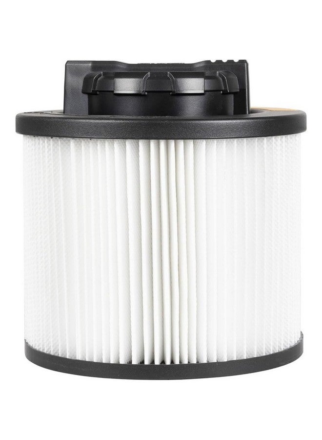DEWALT Regular Cartridge Filter for Wet and Dry Vacuum Black and White 6 x 6 x 6 Inch DXVC4001 - Image 1