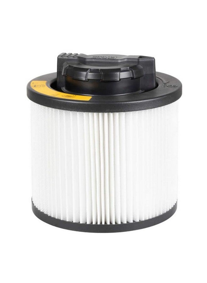 DEWALT Regular Cartridge Filter for Wet and Dry Vacuum Black and White 6 x 6 x 6 Inch DXVC4001 - Image 2