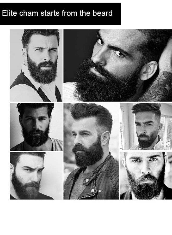 GUANJING Waterproof Men's Beard Pen Beard Care Beard Filling Pen Set, Durable Cover, Natural Appearance(Black) - Image 5