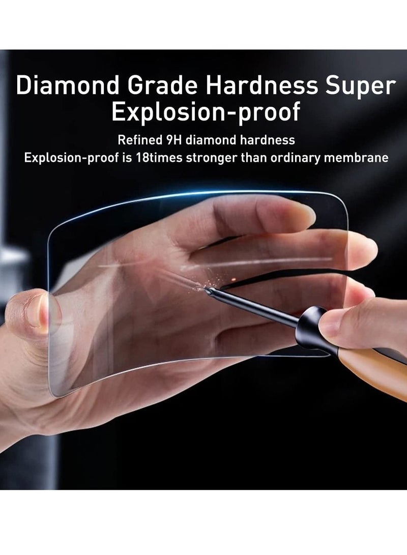 BORTONY Screen Protector for 14 Pro (6.1 inch) Premium HD Clear Tempered Glass Anti-Scratch Anti-Fingerprints Bubble-Free Ultra Resistant Compatible with Apple iPhone 14 Pro - Image 3