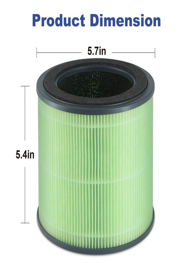 Harebery 2 Pack Replacement Filter, Compatible with TEC.BEAN JH50G-M Air Cleaner Purifier, Homvana H201 and A Aromacare Purifier - Image 5