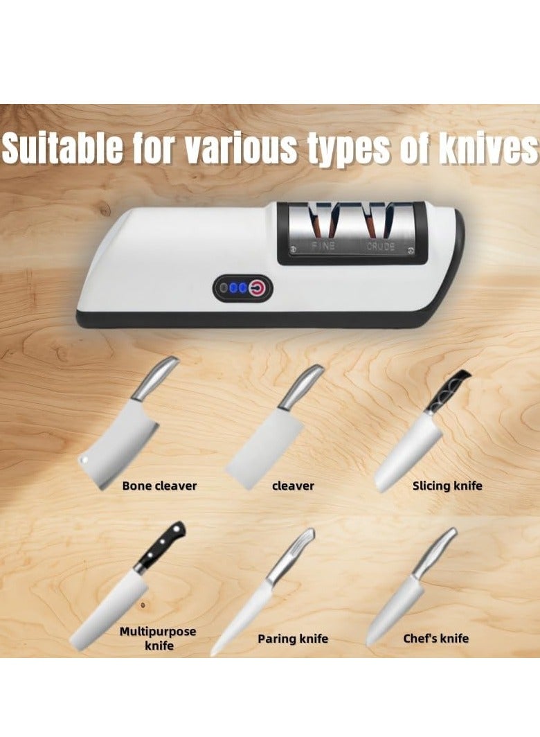Premium Knife Sharpener Tool, Sharpener Tool For Home, Mini Knife Sharpener, Coarse & Fine Knife Sharpener, Knife Sharpening System, Knife Sharpeners for Kitchen Knives. Quickly Sharpening - Image 4