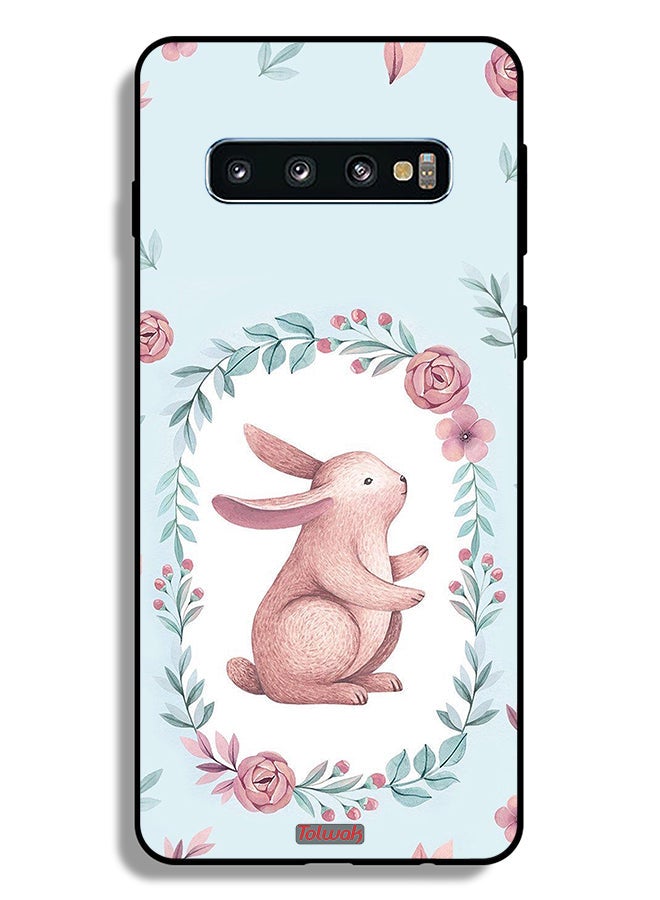 Tolwak Samsung Galaxy S10 Plus Protective Case Cover Rabbit - Image 2