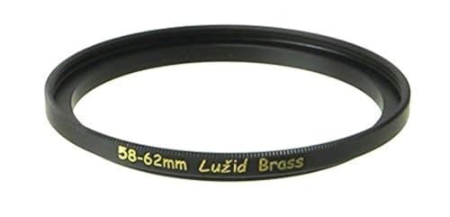 LUŽID X2 Brass 58mm to 62mm Step Up Filter Ring Adapter 58 62 Luzid - Image 4