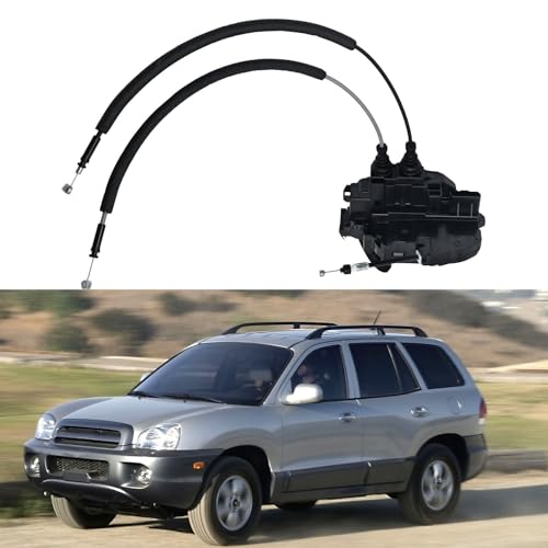 DUZFOREI دوفرى قفل باب مشغل الجهة الأمامية اليمنى للركاب 81320-2B010 بديل لهيونداي سانتا في 2007 2008 2009 مشغلات قفل الأبواب تستبدل 813202B010 - Image 3