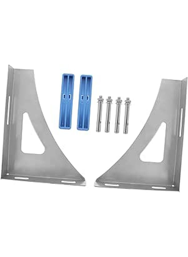 Stainless Steel Electric Heater Bracket Wall Mount Support Holder - Image 1