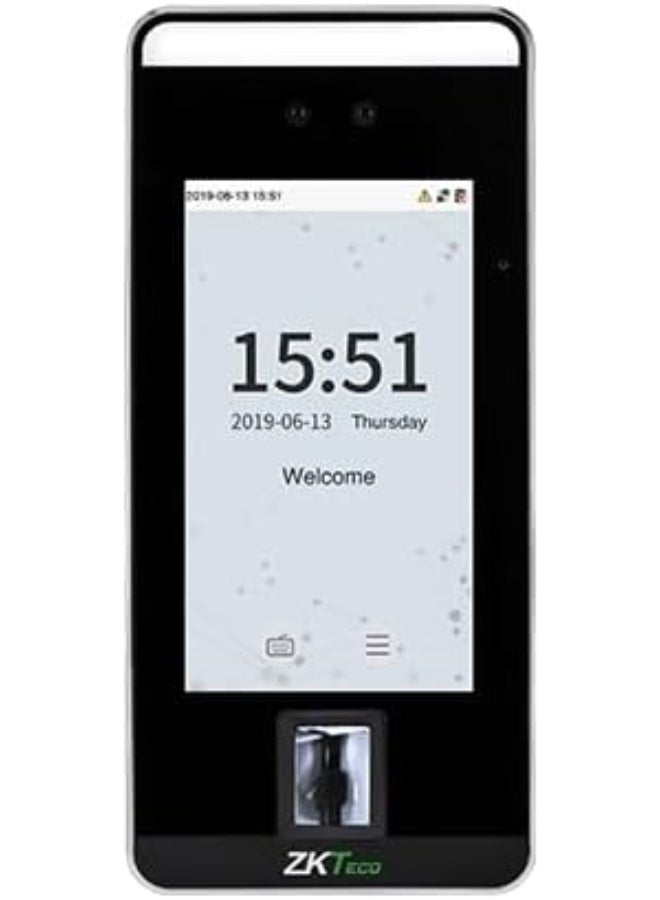 زد كيه تيكو ZKTECO V5L Biometric Time Attendance Terminal, LCD Display, Wall-Mountable - Image 1