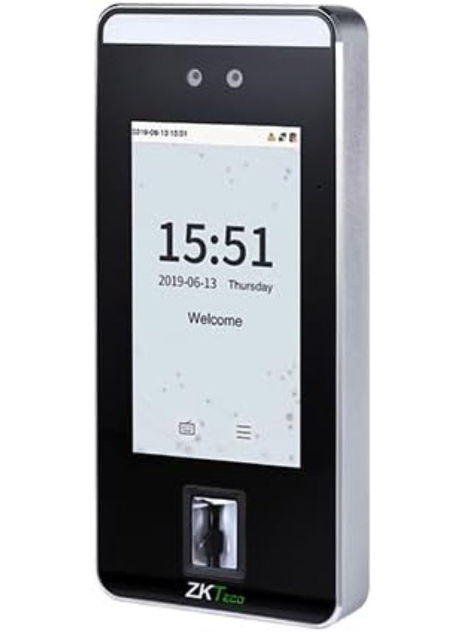 زد كيه تيكو ZKTECO V5L Biometric Time Attendance Terminal, LCD Display, Wall-Mountable - Image 2