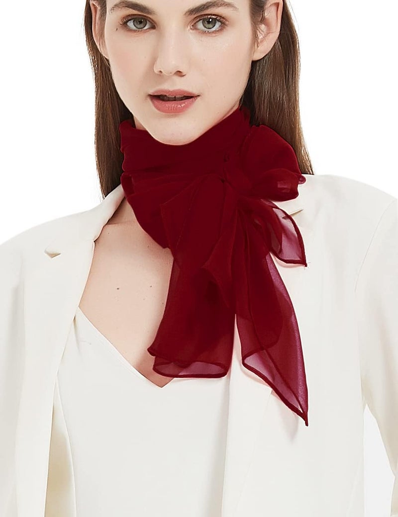 PANTONIGHT Long Chiffon Sheer Scarf For womens - Image 2