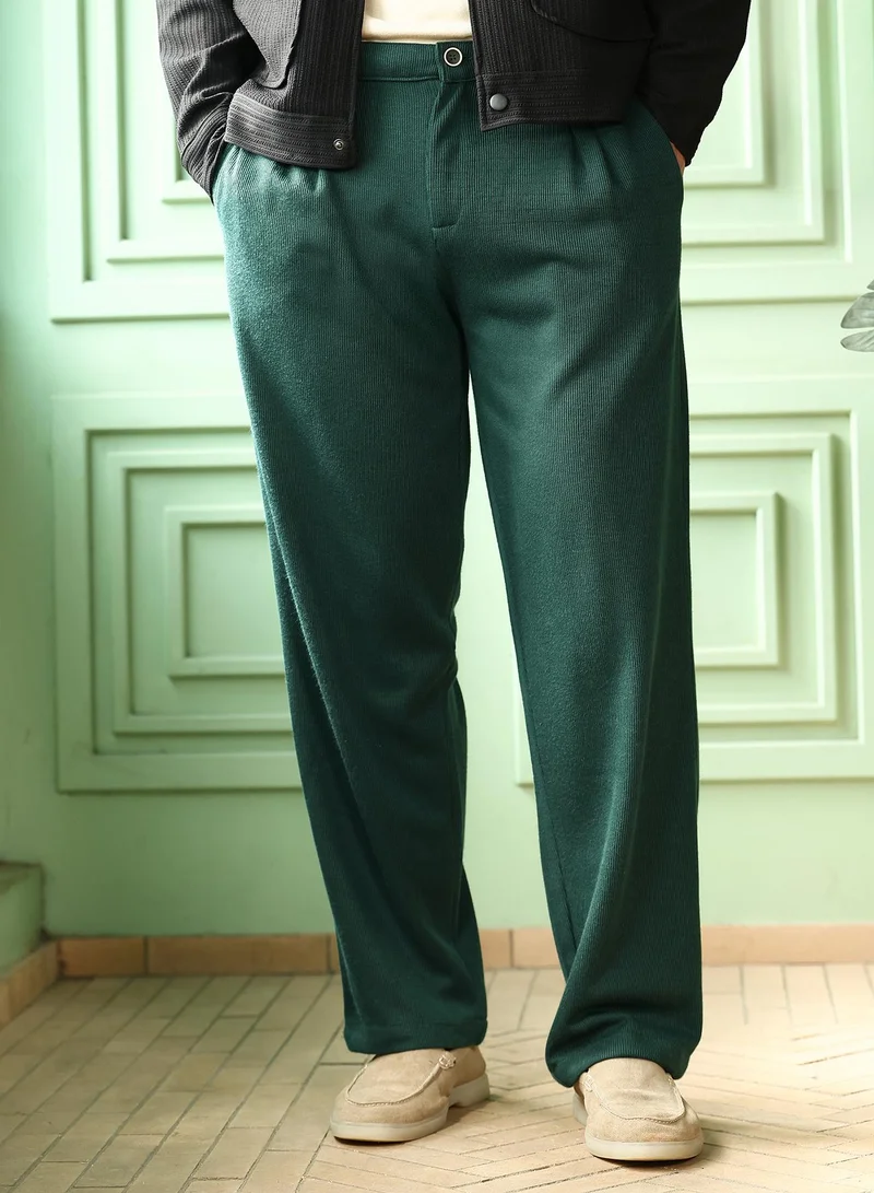 كامبوس سوترا بنطلون رجالي مضلع مطوي