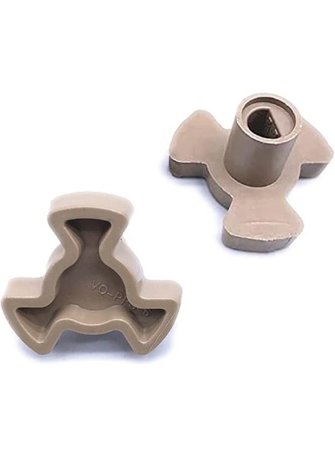 Microwave Turntable Connector, 0.59"  Shaft, Small Microwave Oven Guide Pulley Support Coupler Tray Shaft, Glass Tray Motor Coupling Replacement - 0.6" Shaft - Image 1