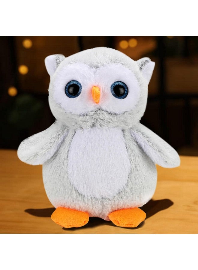 ويبي لعبة ويبي المحشوة الناعمة على شكل بومة لطيفة | هدية عيد ميلاد للبنات، الزوجة، الصديقة، الصديق، الزوج | ألعاب محشوة للأطفال والكبار - 30 سم (رمادي) - Image 2