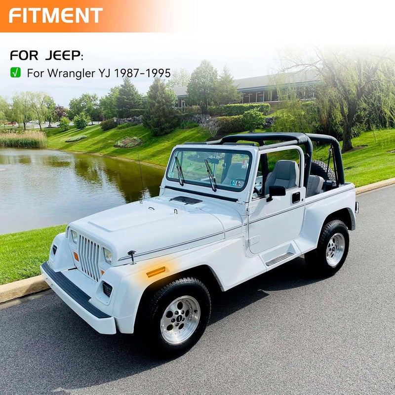 FetonAuto 2PCS LED Side Marker Light for Jeep Wrangler YJ - Image 5