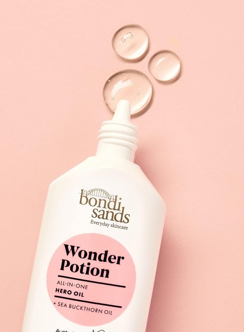 BONDI SANDS Wonder Potion Hero Oil 30mL Enriched with Sea Buckthorn Suitable for sensitive skin Vegan Cruelty Free 30ml 1 01 Fl Oz - Image 4