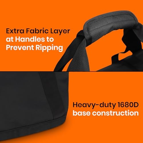 Fitdom 130L 35" Heavy Duty Extra Large Duffle with Upgrade Zipper, Durable & Water Resistant. Perfect as Camping Bag Travel Storage Tent Storage Sports Equipment Bag For Coaches & More - Image 5