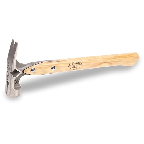 VAUGHAN DALLUGE 16oz Titanium Hammer, Magnetic Nail Holder, Smooth Face, VN07182 - Image 1