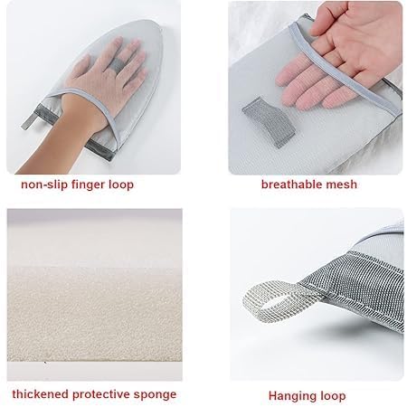 HaRvic HaRvic Garment Steamer Ironing Gloves Anti steam Glove Heat Resistant Garment Steamer mitt Garment Steamer Accessories for Clothes  - Image 3