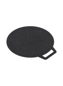 DELCASA Delcasa 40 cm Flat Tawa- DC3406/ with Granite Non-Stick Coating and Single Handle, for Roti, Chapatti, Dosa, Tortilla, Crepe, Pancake, etc./ Multi-Purpose Flat Skillet Pan, CD Bottom, Compatible with Hotplate, Halogen, Ceramic Gas Types/ Black  - Image 1