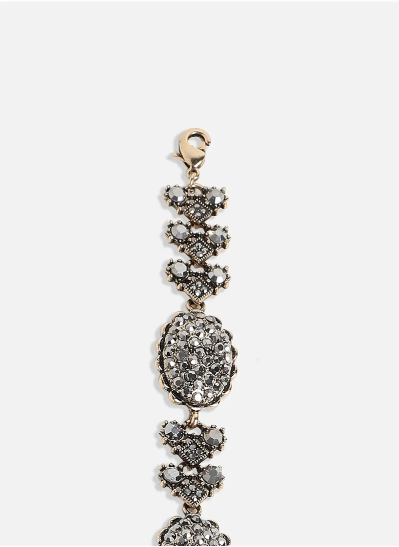 SOHI Oval Cluster Bracelet