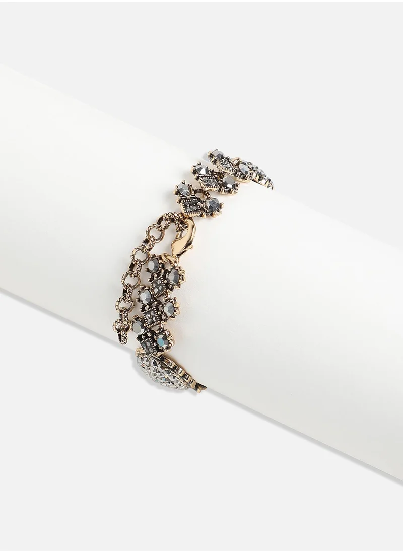 SOHI Oval Cluster Bracelet