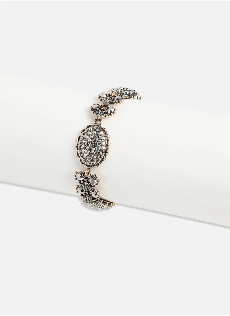 SOHI Oval Cluster Bracelet