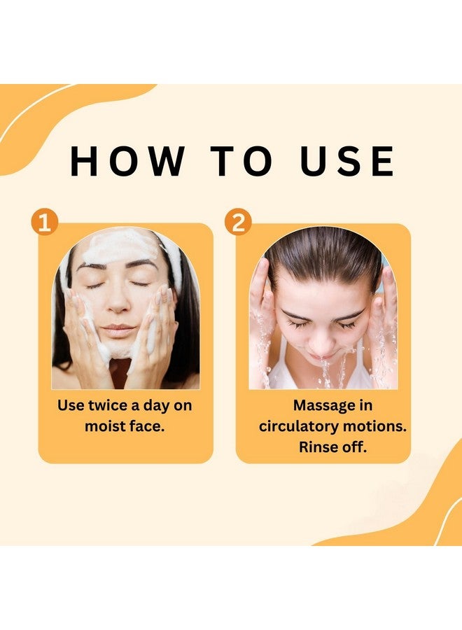 Aroma Treasures Vitamin C Face Wash for Fresh & Energized Skin, 100ml | For All Skin Types | 91% Natural Ingredients | Enriched with Amla & Ferulic Acid | Free from Parabens & Sulfates - Image 4