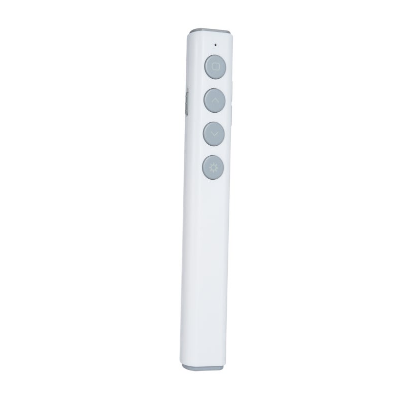 Wireless Presentation Remote: 2.4G RF Technology 100M Control, Plug Play No Software Required, Compact White Portable Device - Easy Page Turning, Wide Compatibility for Business Meetings, Conferences, - Image 3