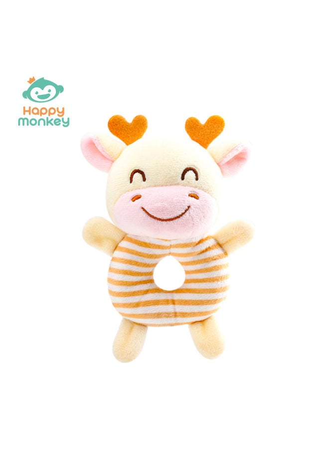 Rocking Bell Toy/bed Bell/rocking Bed Bell-Color:Plain Round Hand Bell-fawn  - Image 1