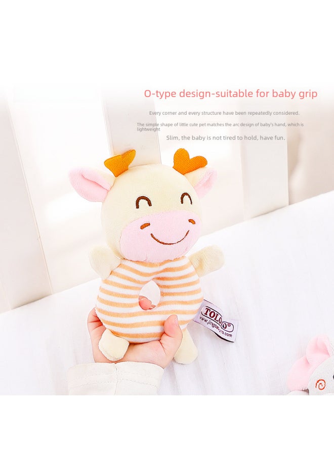 Rocking Bell Toy/bed Bell/rocking Bed Bell-Color:Plain Round Hand Bell-fawn  - Image 3