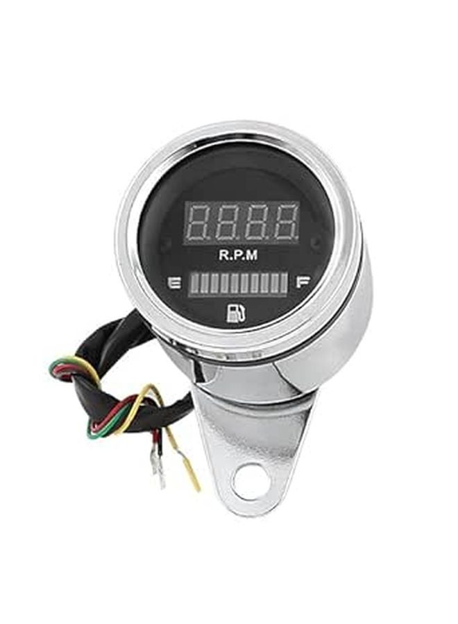 Waterproof Digital Voltmeter Ammeter Real Time Battery Voltage Gauge for 12V Motorcycle - Image 1